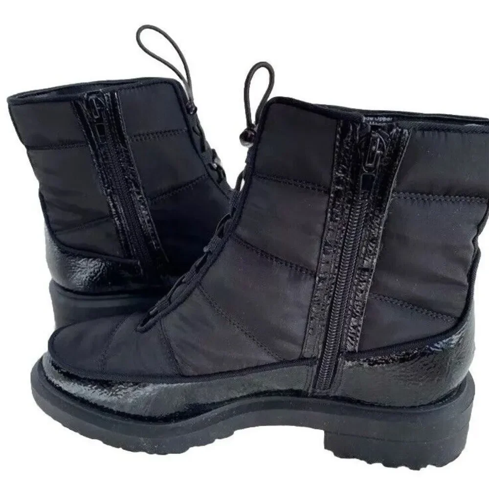 Alfani Womens Tompson‎ Puffer Booties Black Size 6.5 Waterproof